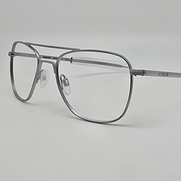 Randolph Engineering Aviator Matte Chrome Bayonet Sunglasses Frame 52mm USA - Picture 1 of 13